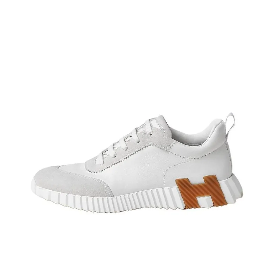 HERMES Cushioning Low Top Sports Casual Shoes Women's Gray White