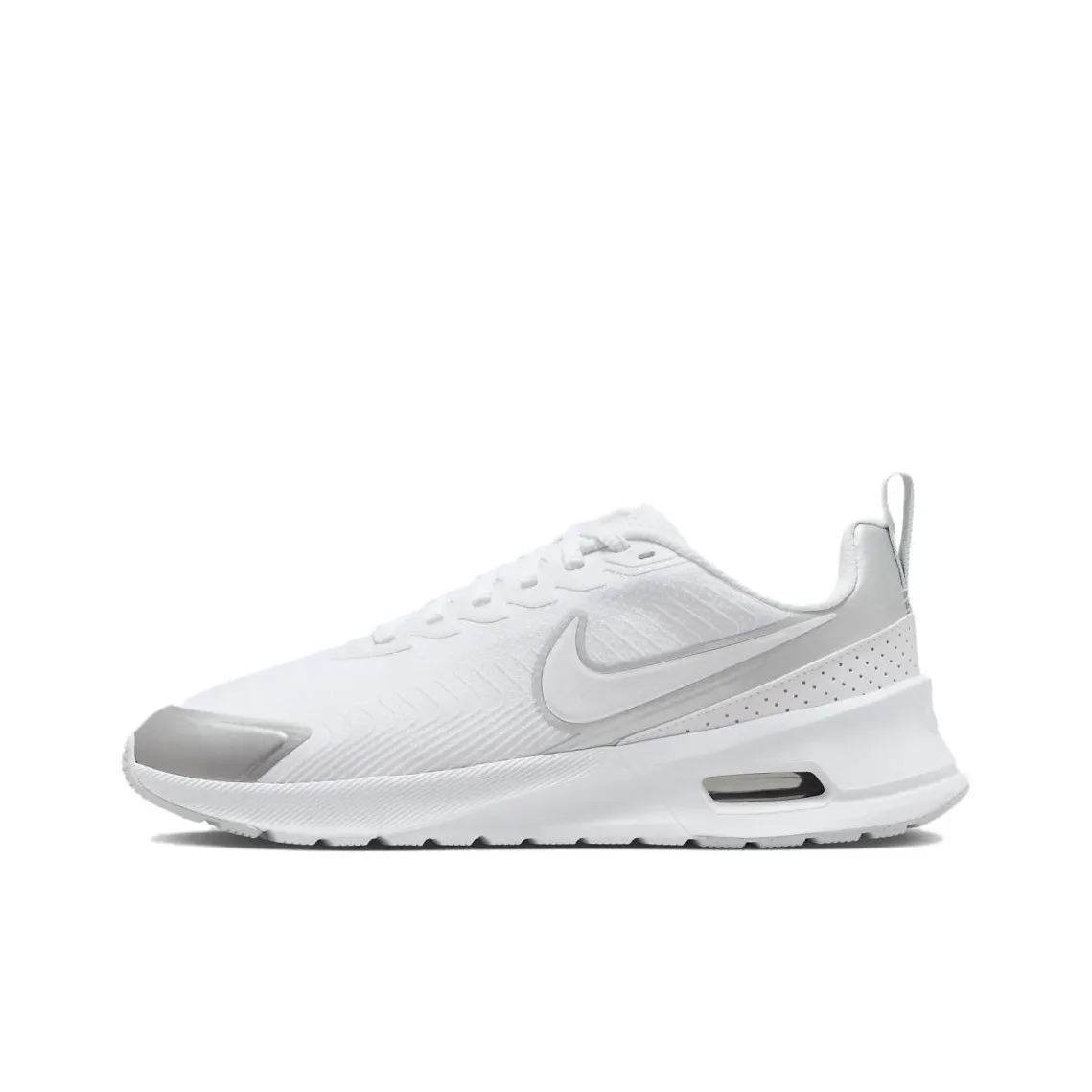 Nike Air Max Nuaxis Аbrasion Resistant Низкий Топ Casual Женский Белый