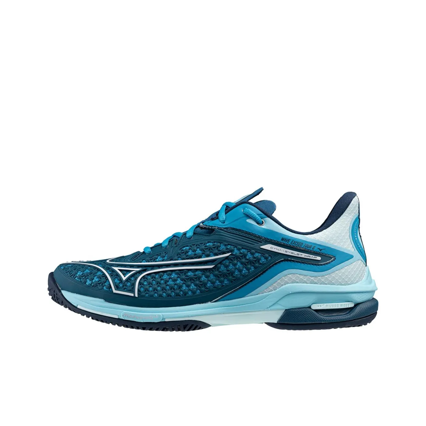 Mizuno Амортизация Противоскользящие Устойчивые к истиранию Отводящие влагу Низкий Топ Кроссовки для тенниса Мужские Синие