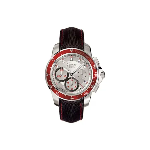 Glashütte Original Автоматический Механический Movement Мужские Часы SPORT EVOLUTION 42 мм Серебряные