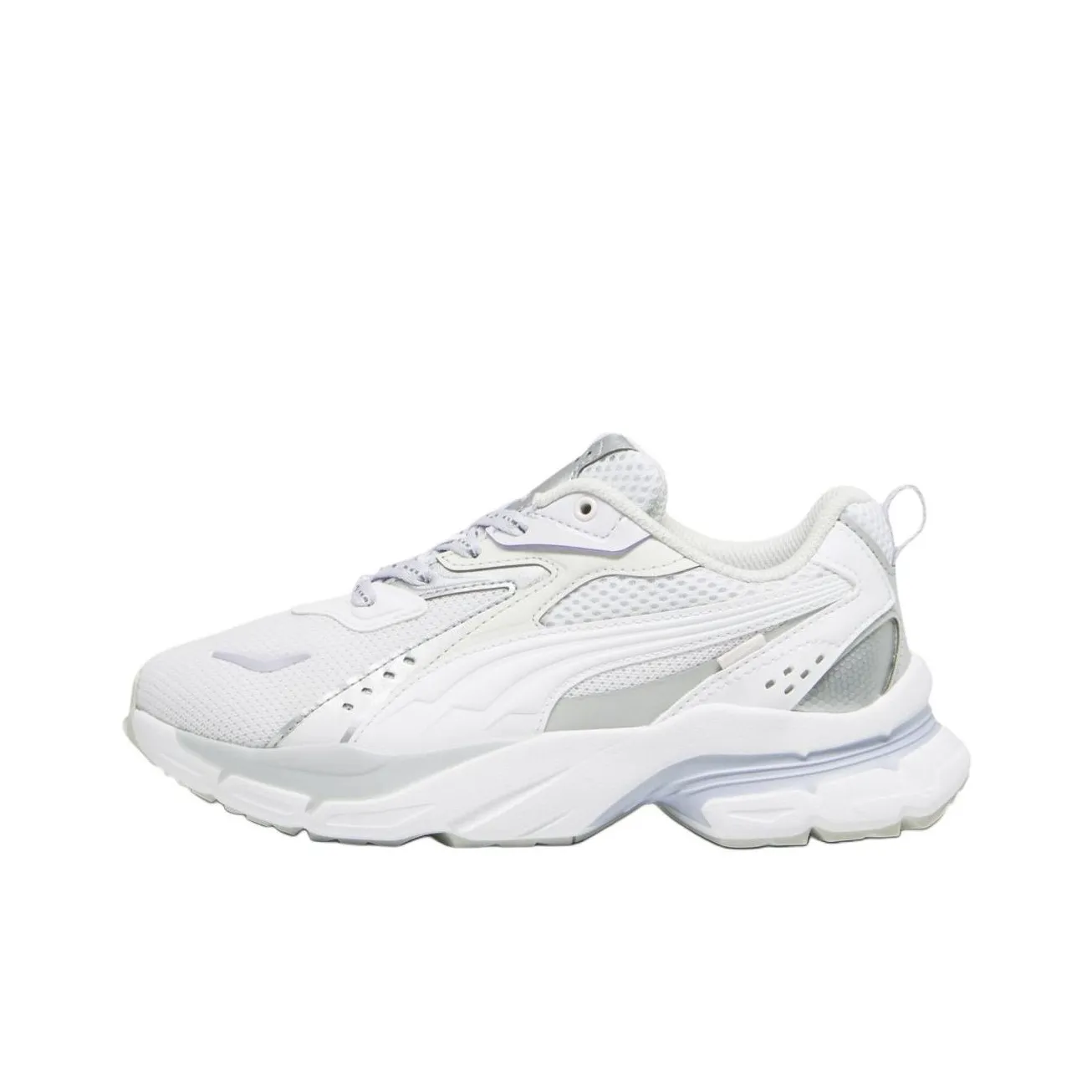 PUMA Low Топ Кэжуал Женский Белый Фиолетовый