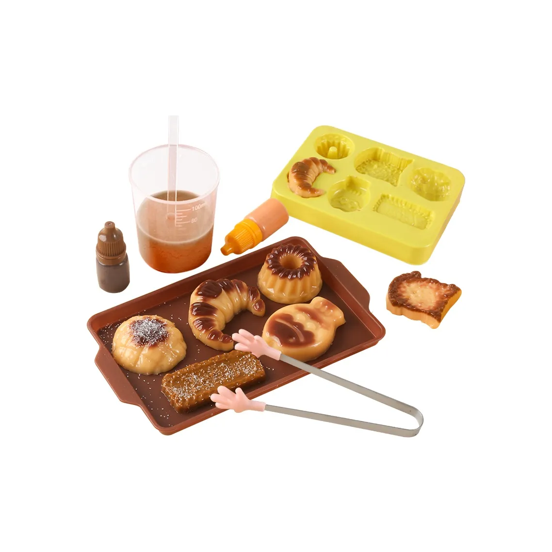 YISBRO DIY Тесто для лепки Набор с силиконовым материалом для ручной работы мини набор для еды набор для игр набор игрушек