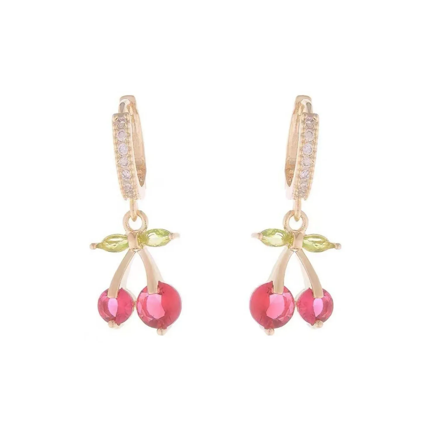 LIANGCAI Сплав с цирконием серьги женские