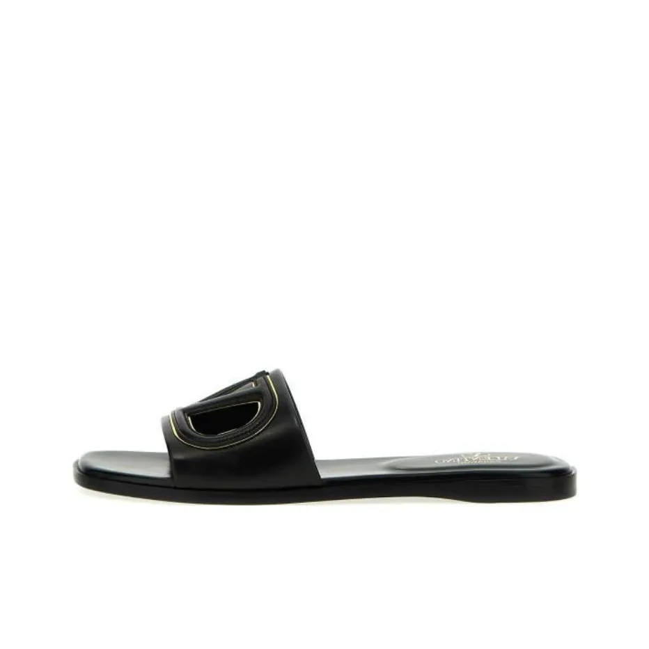 Valentino Slide Slippers Women's Black