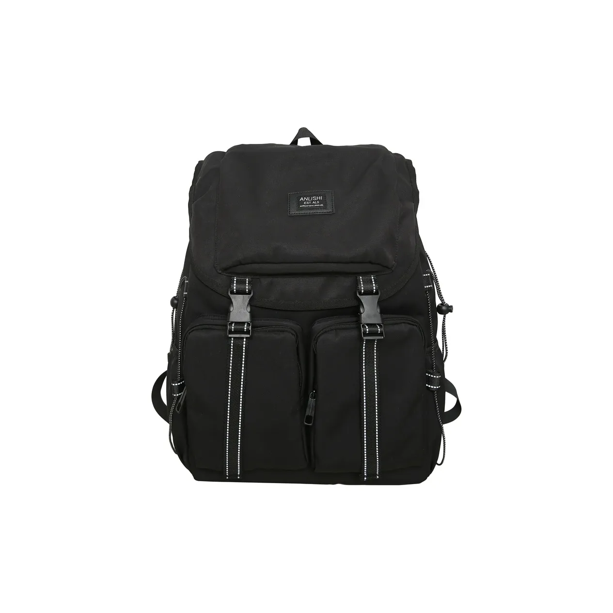 Kaka Tree Nylon Backpack Unisex Black/White/Blue/Red