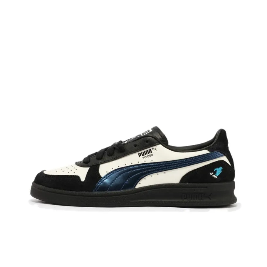 PUMA Low Top Skateboard Shoes Unisex White Black