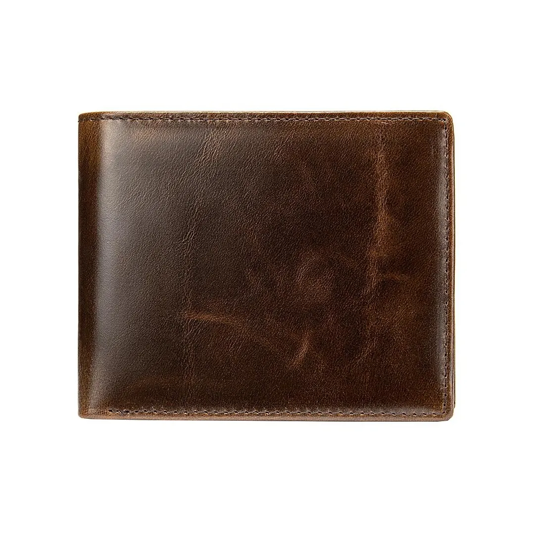 TTaG．baG Коровья кожа Кошелек Мужской Кофе Масло Кофе Черный Черный Крупнозернистый