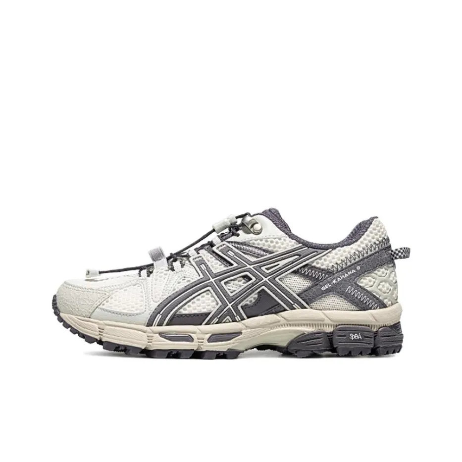 Asics Gel Kahana 8 FL Low Top Casual Trail Running City Commute Long Distance Running Shoes Women's Gray White