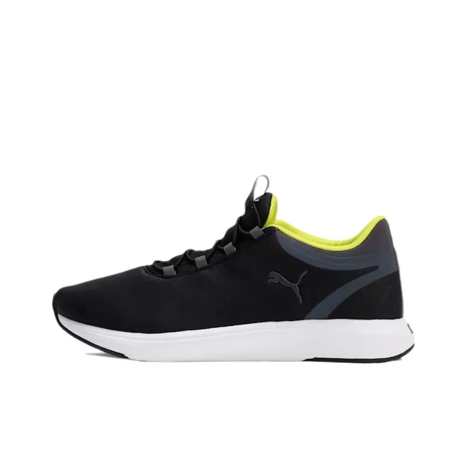 PUMA Soft Ride Cruise 2 Anti Slip Wear Resistant Low Top Casual Running Shoes Unisex Black