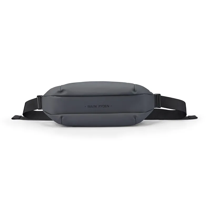 MARK RYDEN Oxford Fanny Pack Regular Men's Elegant Black/Graphite Gray/Olive Green
