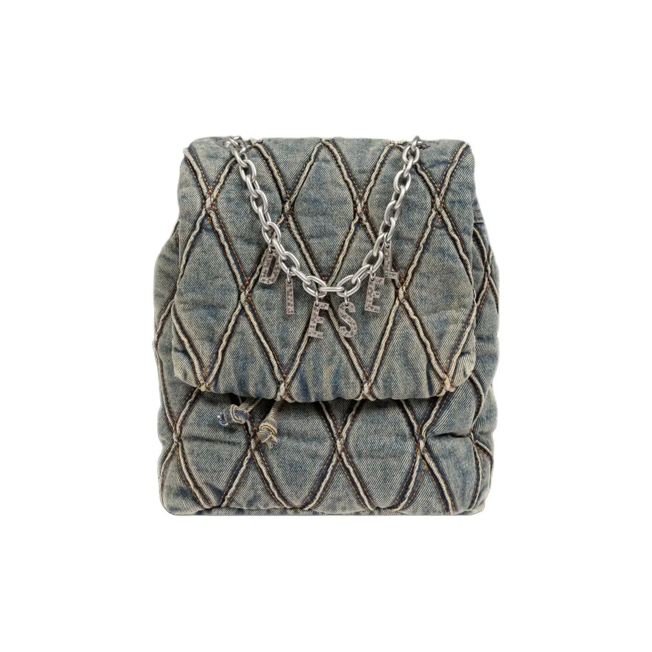 DIESEL Cotton Backpack Women's Denim
