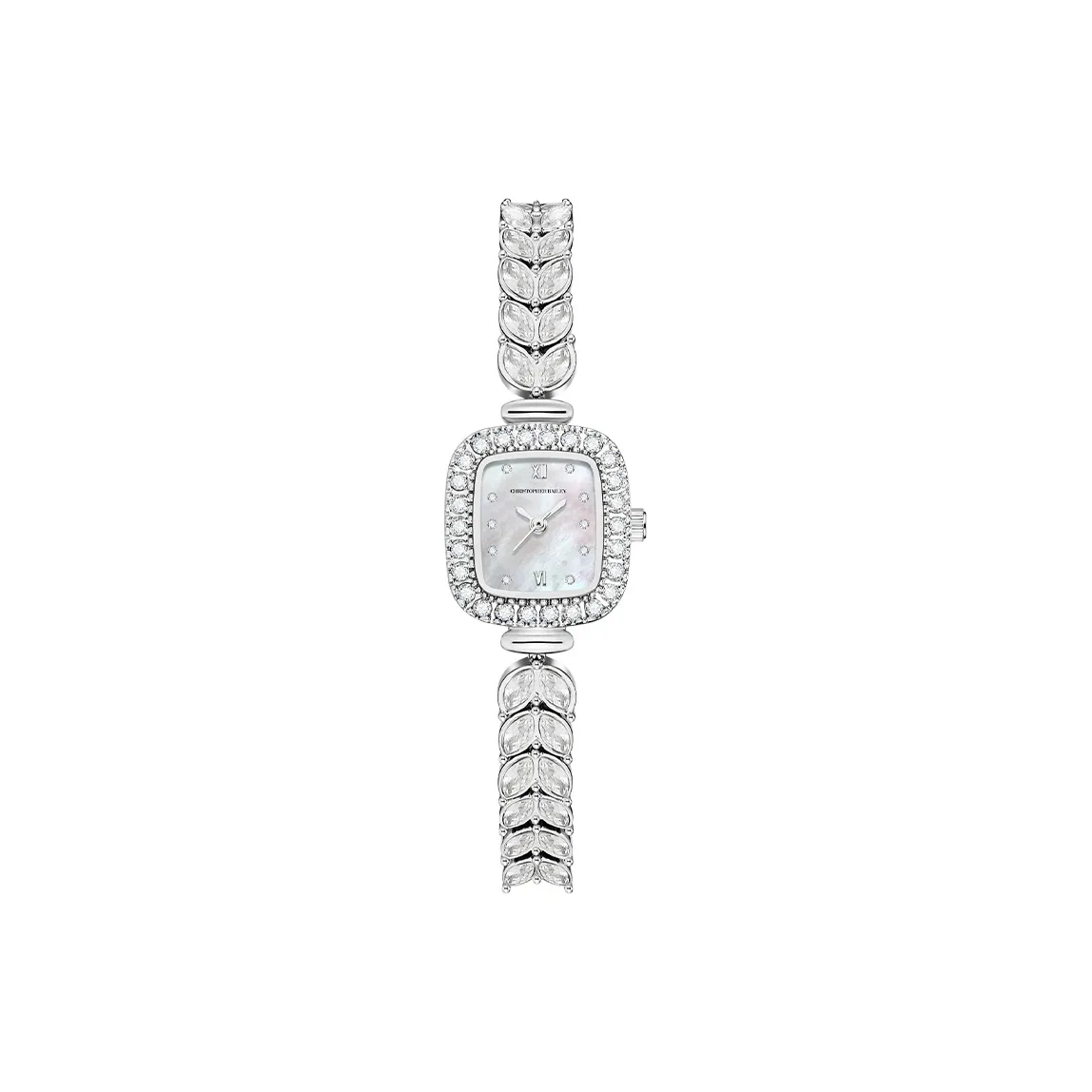 Corriberty Кварцевый механизм сплав ремешок женские часы жемчужная раковина цвет циферблат часов