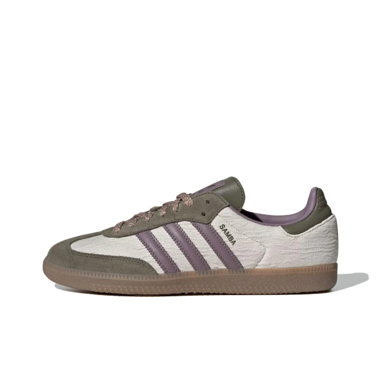 Adidas Originals SAMBA OG Low Top Skateboard Shoes Unisex Brown Purple Green
