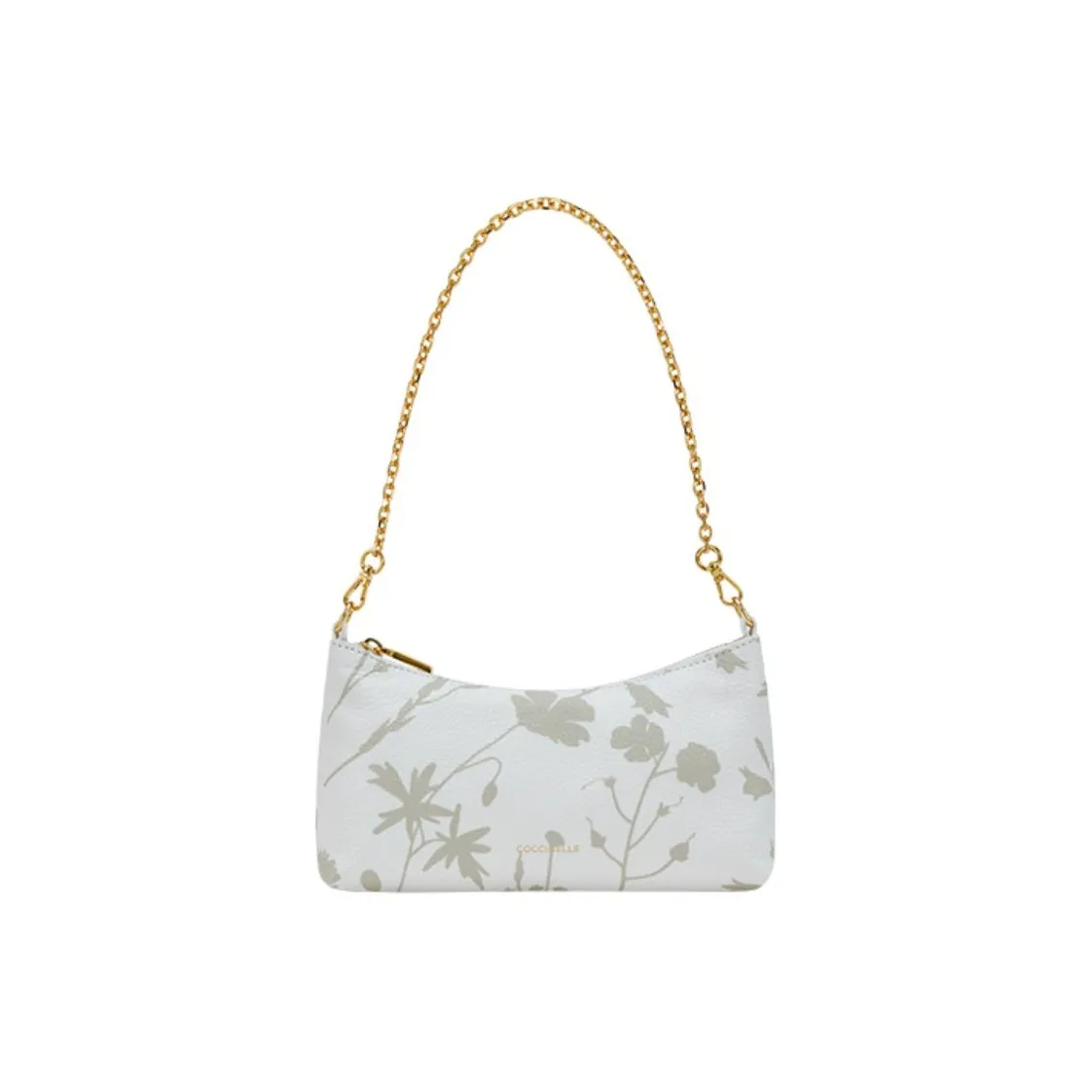 COCCINELLE Сумка из коровьей кожи сумка через плечо среднего размера женская ярко-белая