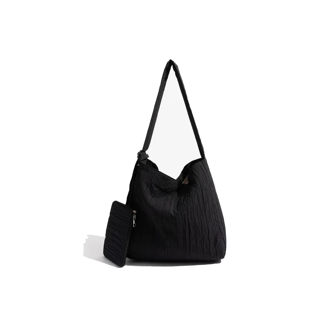 Kaka Tree Нейлоновая сумка через плечо унисекс Звездная черная экрю