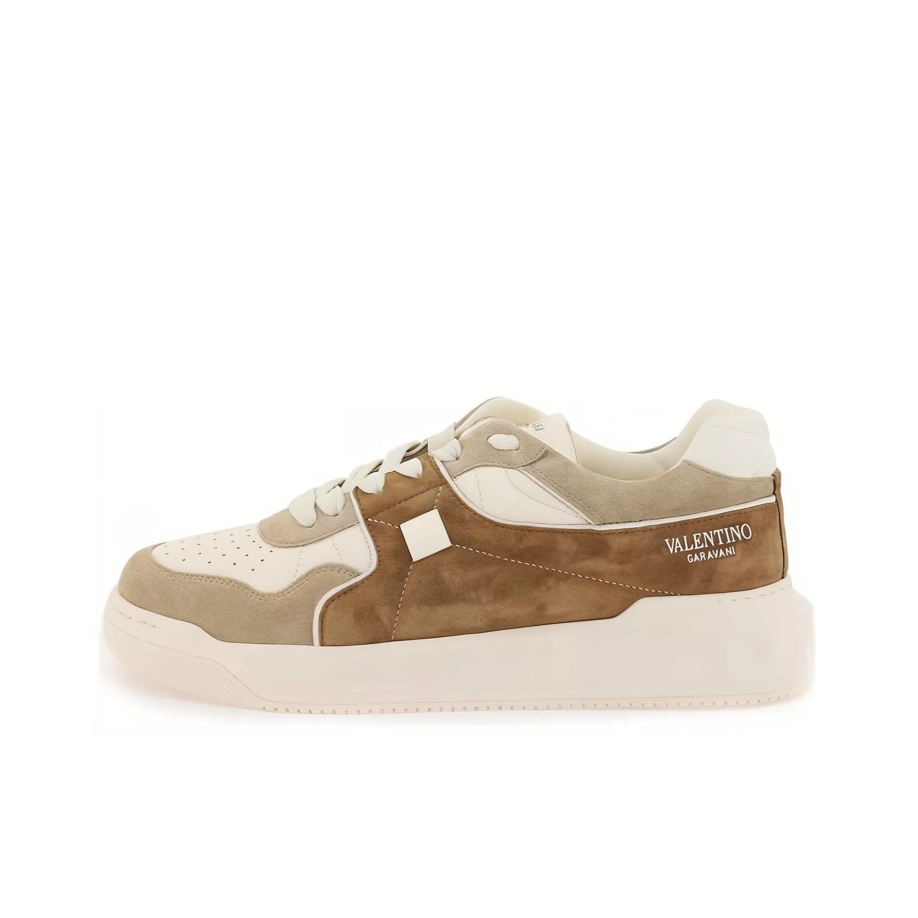 Valentino Garavani One Stud Lace Up Sneakers