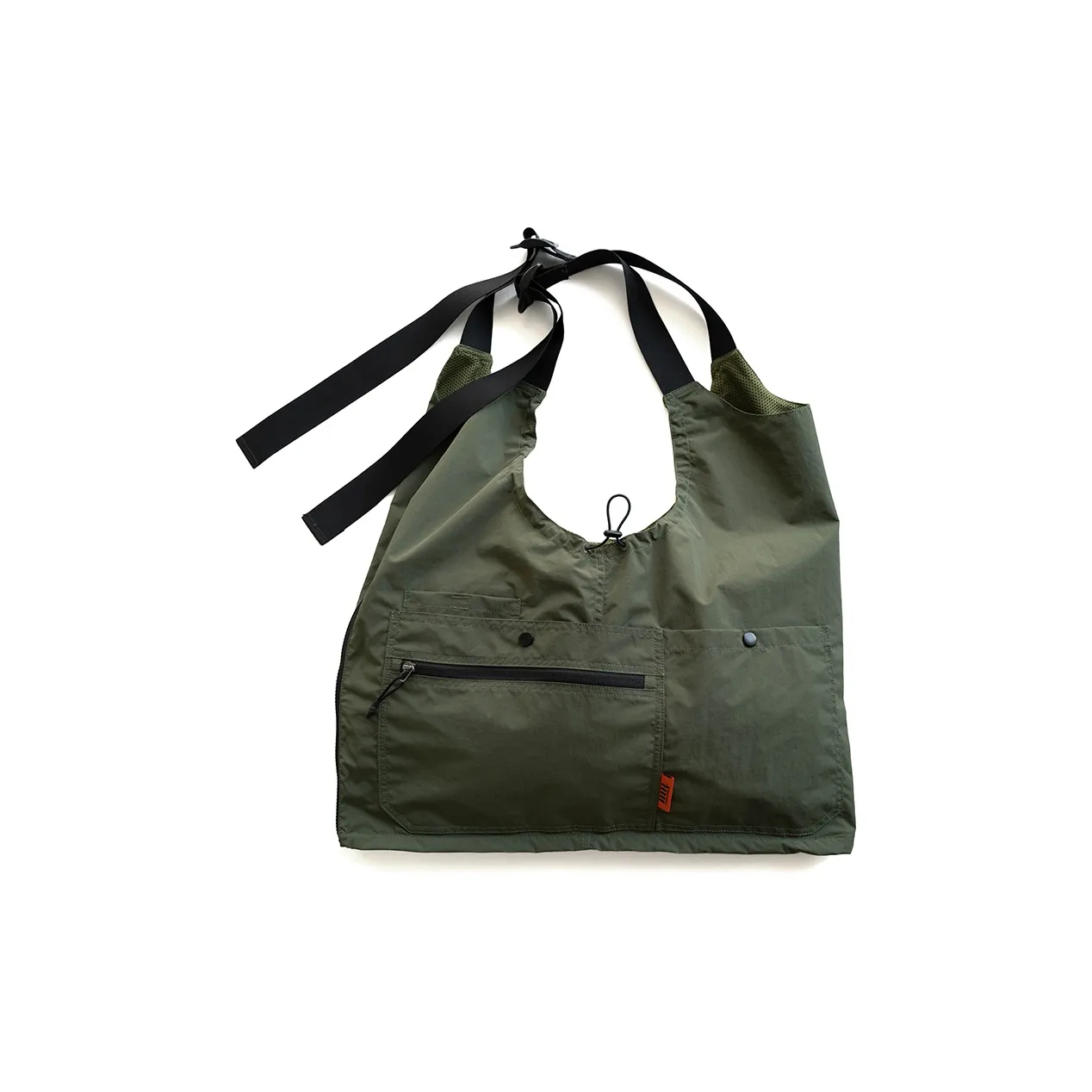 MYBRANDORIGINAL Нейлон Полиэстер Сумка через плечо Унисекс Оливково-зеленый