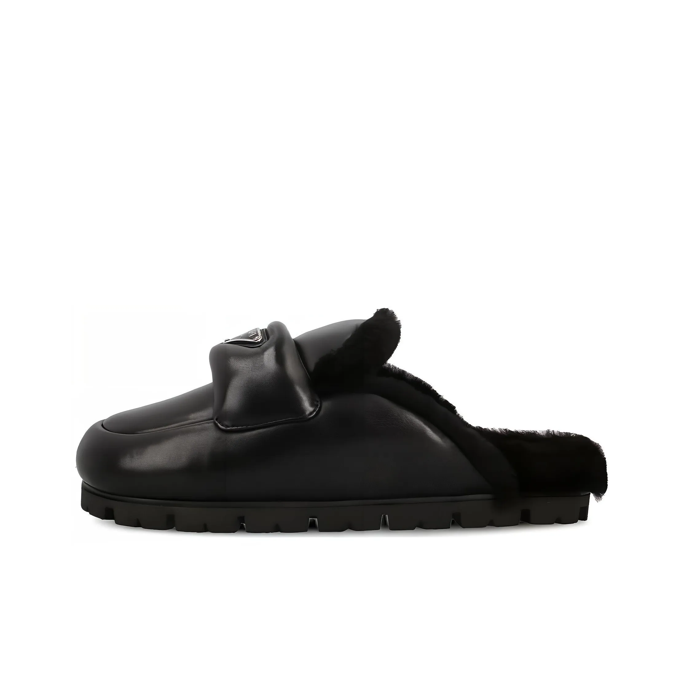 PRADA Padded Leather Mules