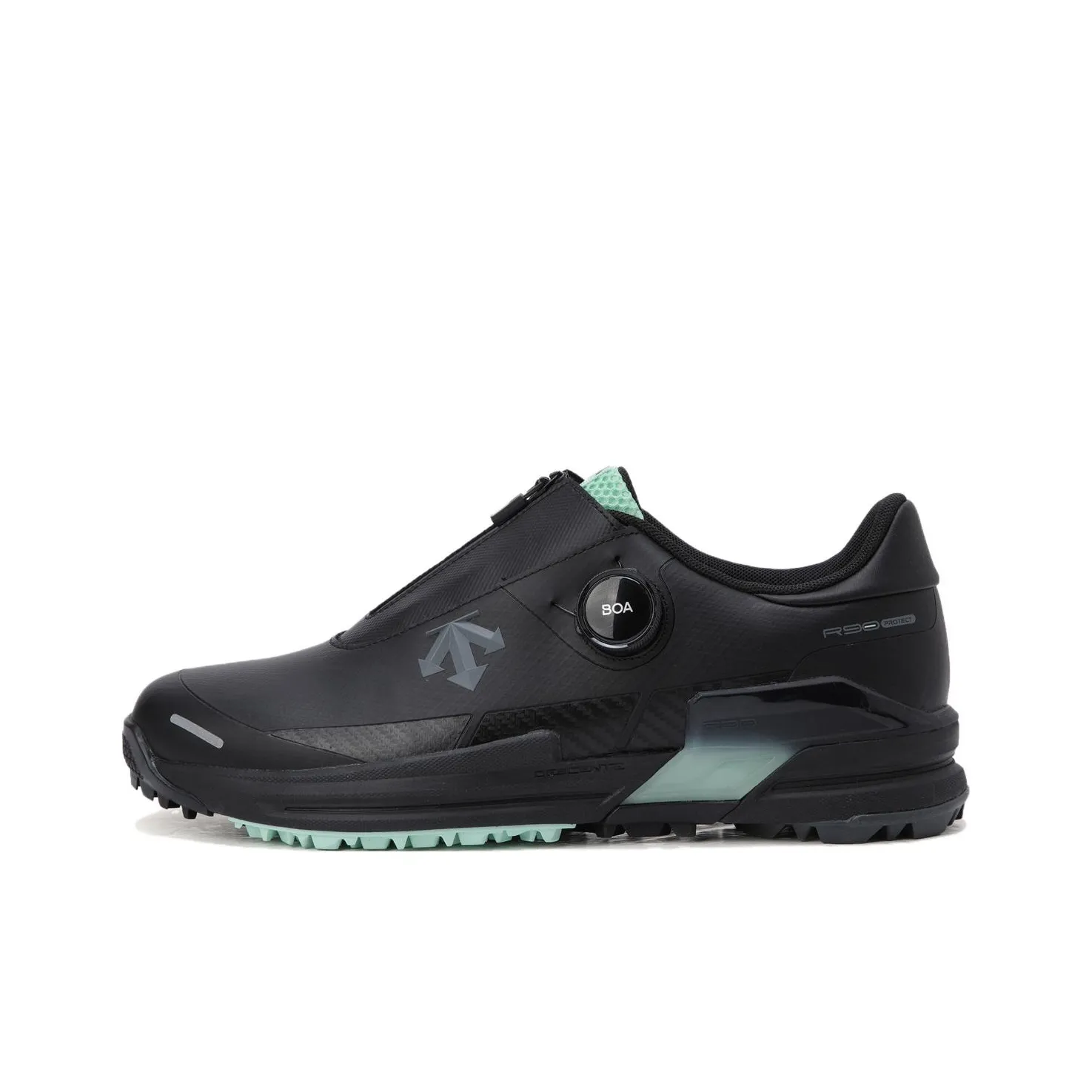 DESCENTE R90 Golf Shoes Men Low-Top Black