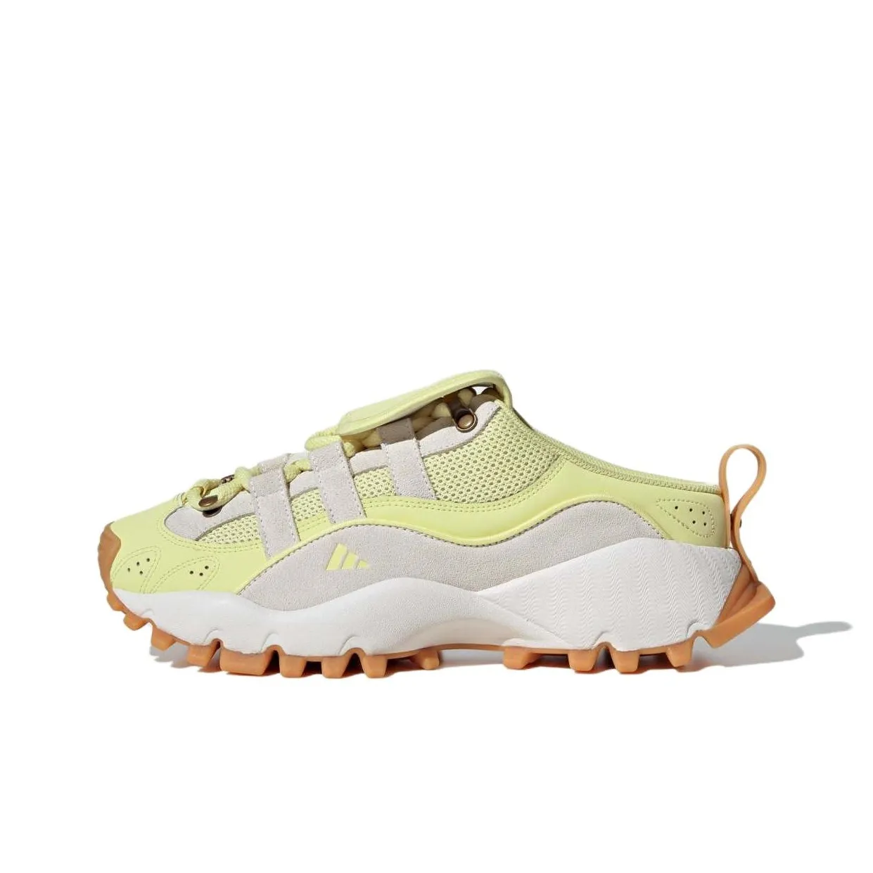 Adidas Резиновые домашние тапочки для женщин желто-белые