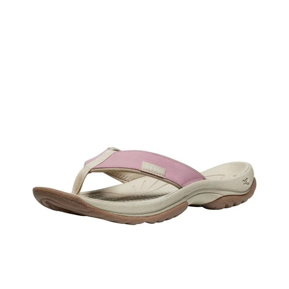 KEEN Kona Abrasion Resistant Slip Resistant Flip Flops Women's Ecru