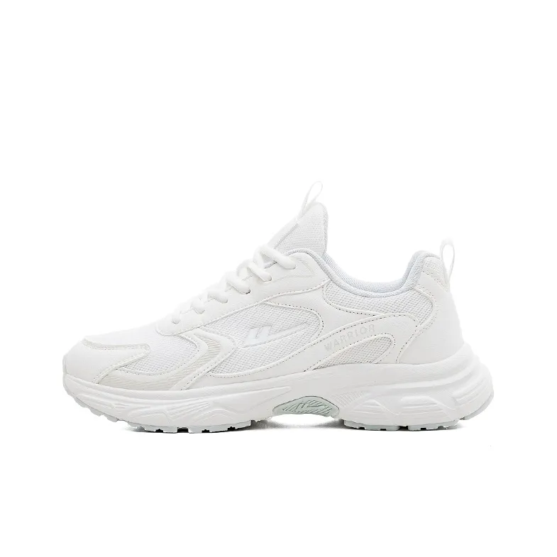 Warrior Slip-resistant Breathable Lightweight Low-Top Casual Shoes Unisex White Warrior Противоскользящий Дышащий Легкий Низкий Топ Повседневная Обувь Унисекс Белый
