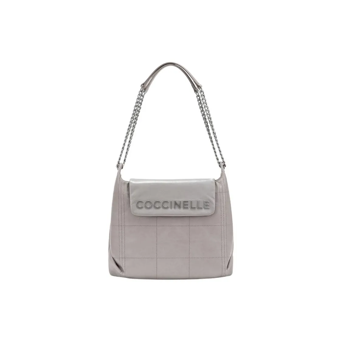 COCCINELLE Сумка через плечо из коровьей кожи большая женская сумка холодный серый