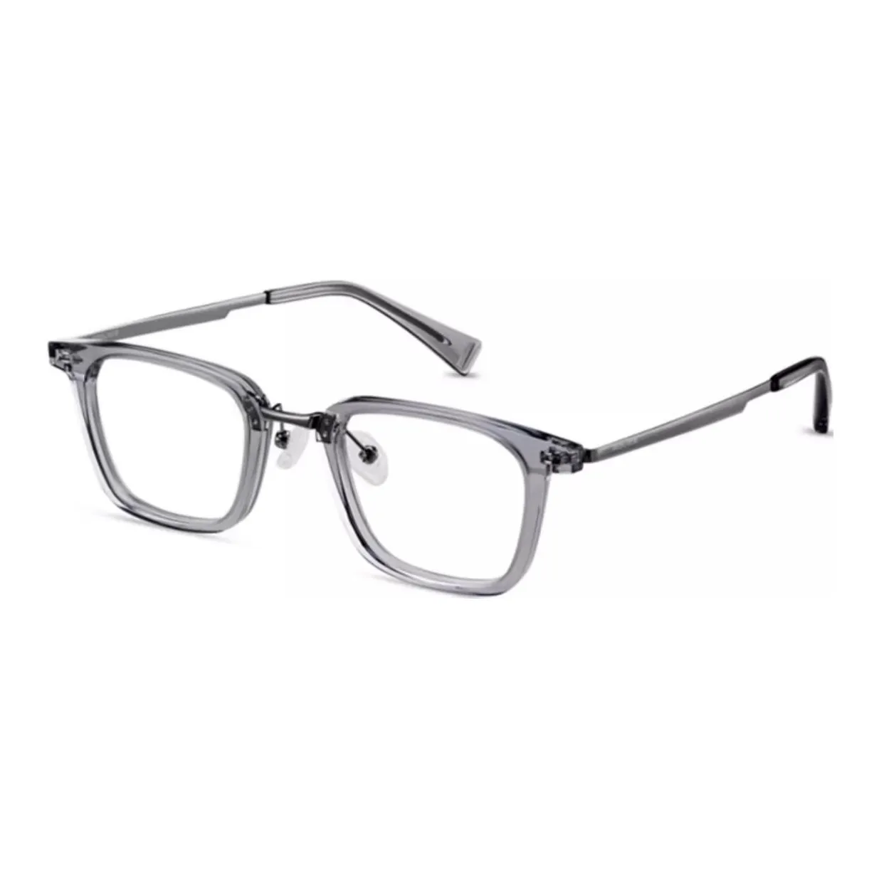 Police Пластина Сплав Рамка Квадрат Оптические Линзы VPLN51K Унисекс Серый