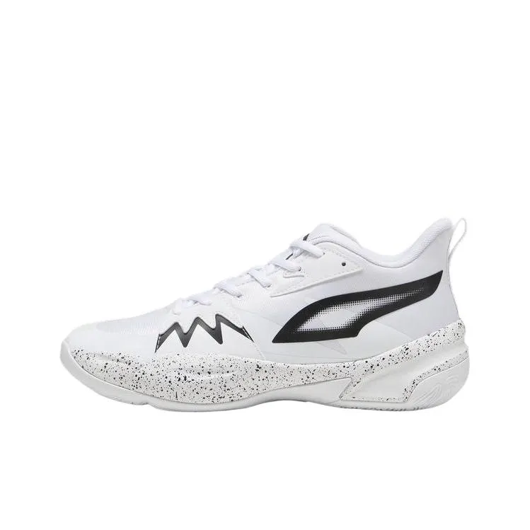 PUMA Genetics Нижняя юбка Resistant MID Топ Баскетбольные кроссовки Унисекс Белый