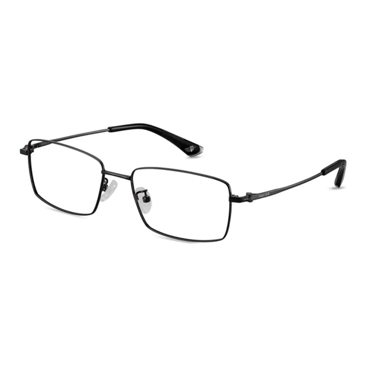 Police Пластина Прямоугольный Eyeglass Рамка VPLN46K Унисекс Черный