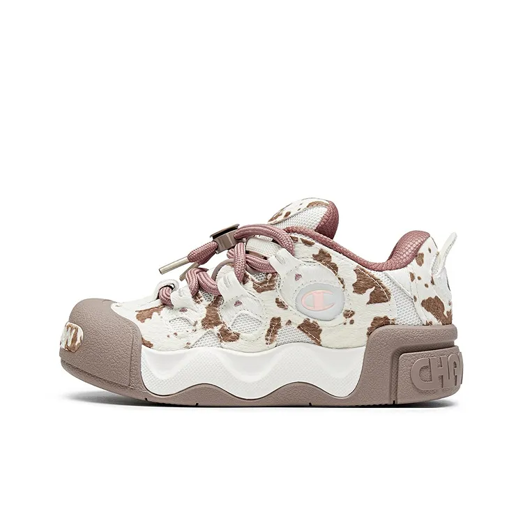 Champion Puffed Donut Low Top Skateboard Shoes Women's Light Khaki