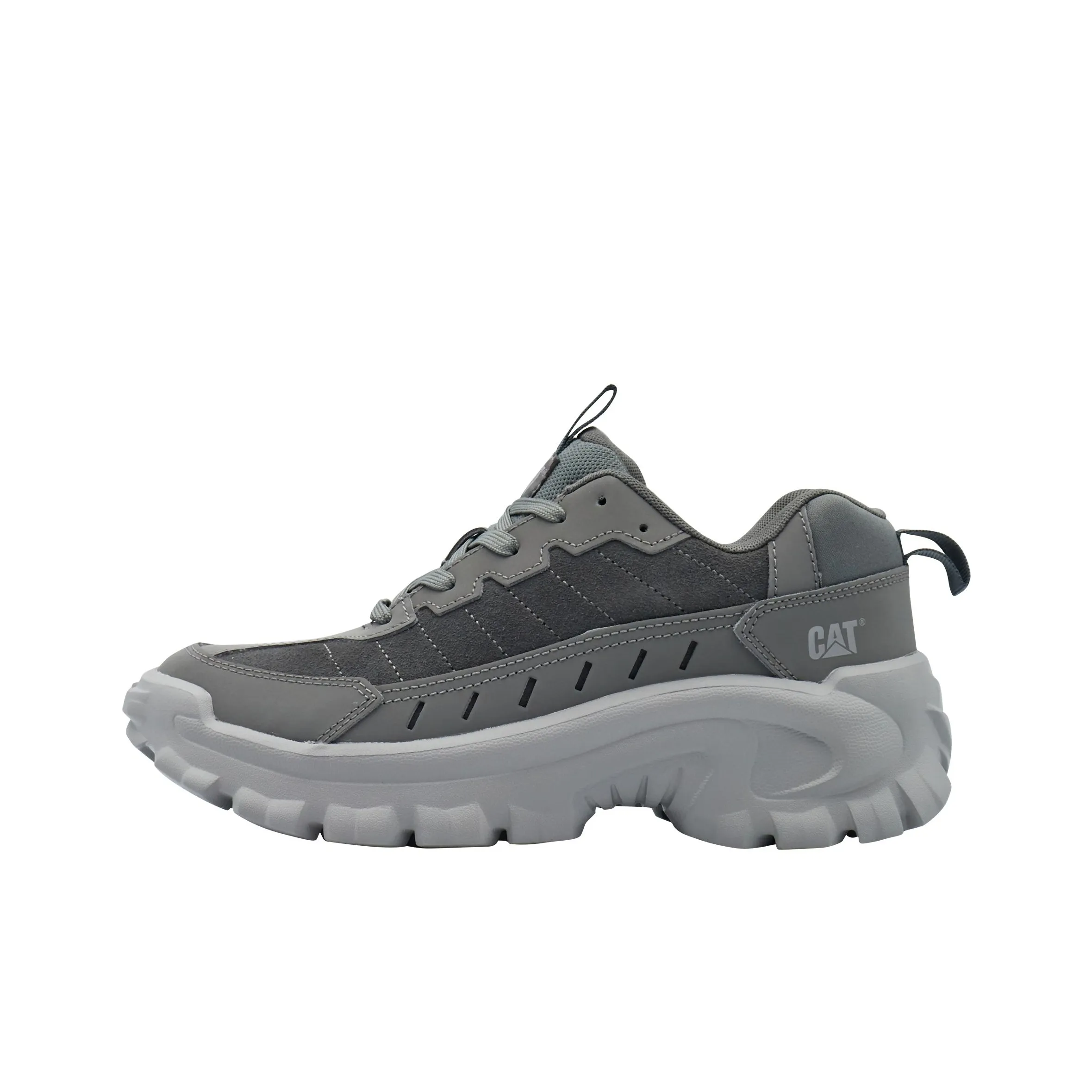 CAT Износостойкий и водонепроницаемый Низкий топ Тефлоновая подошва Мужские Серые