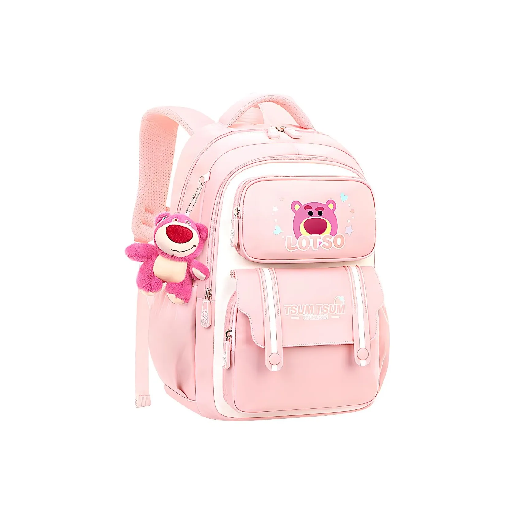 Disney Полиэстер Студенческая Сумка Стандартная Розовый Фиолетовый Розовый Красный