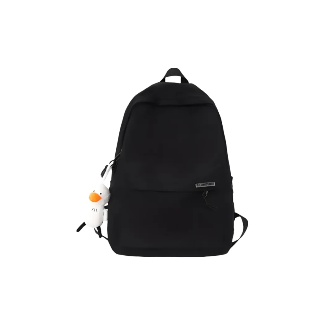 BRABOSTON Nylon Backpack Unisex Black/White/Pink/Blue