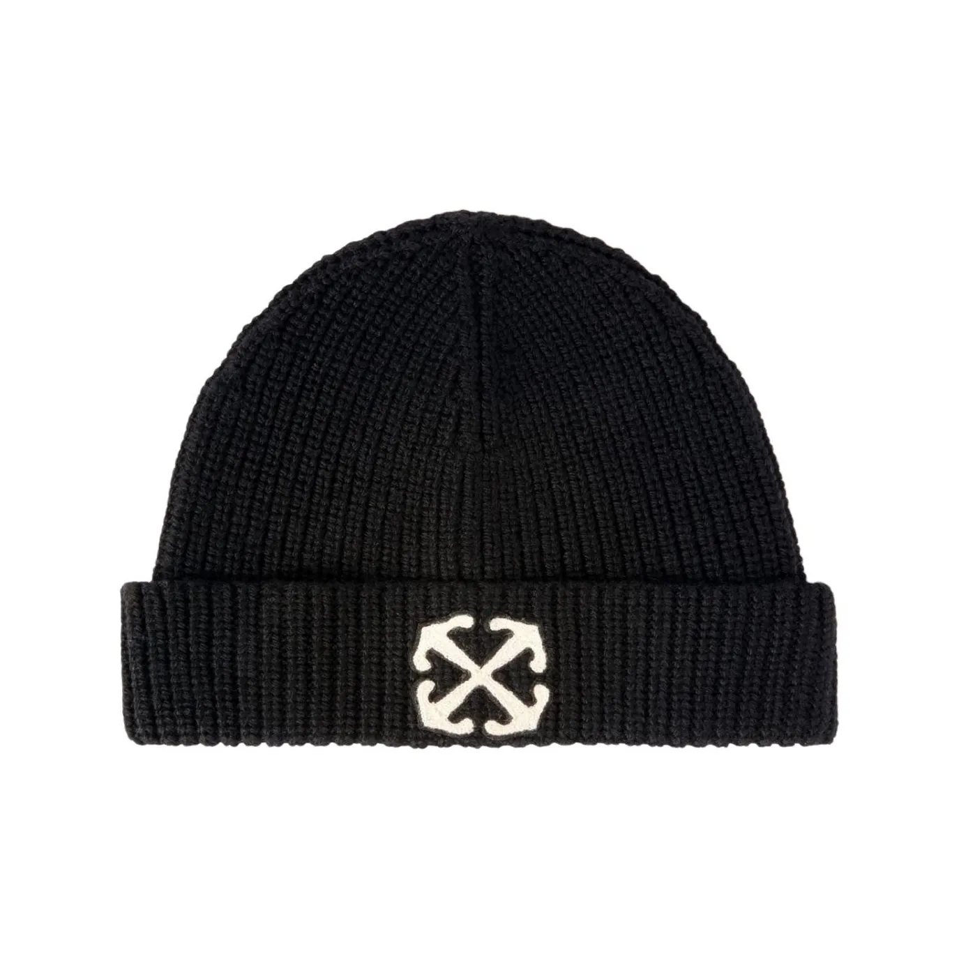 OFF-WHITE Arrow Turn-Up Brim Beanie