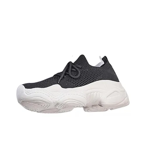 YGK Толстоподошвенные кроссовки Low Top Черные Женские