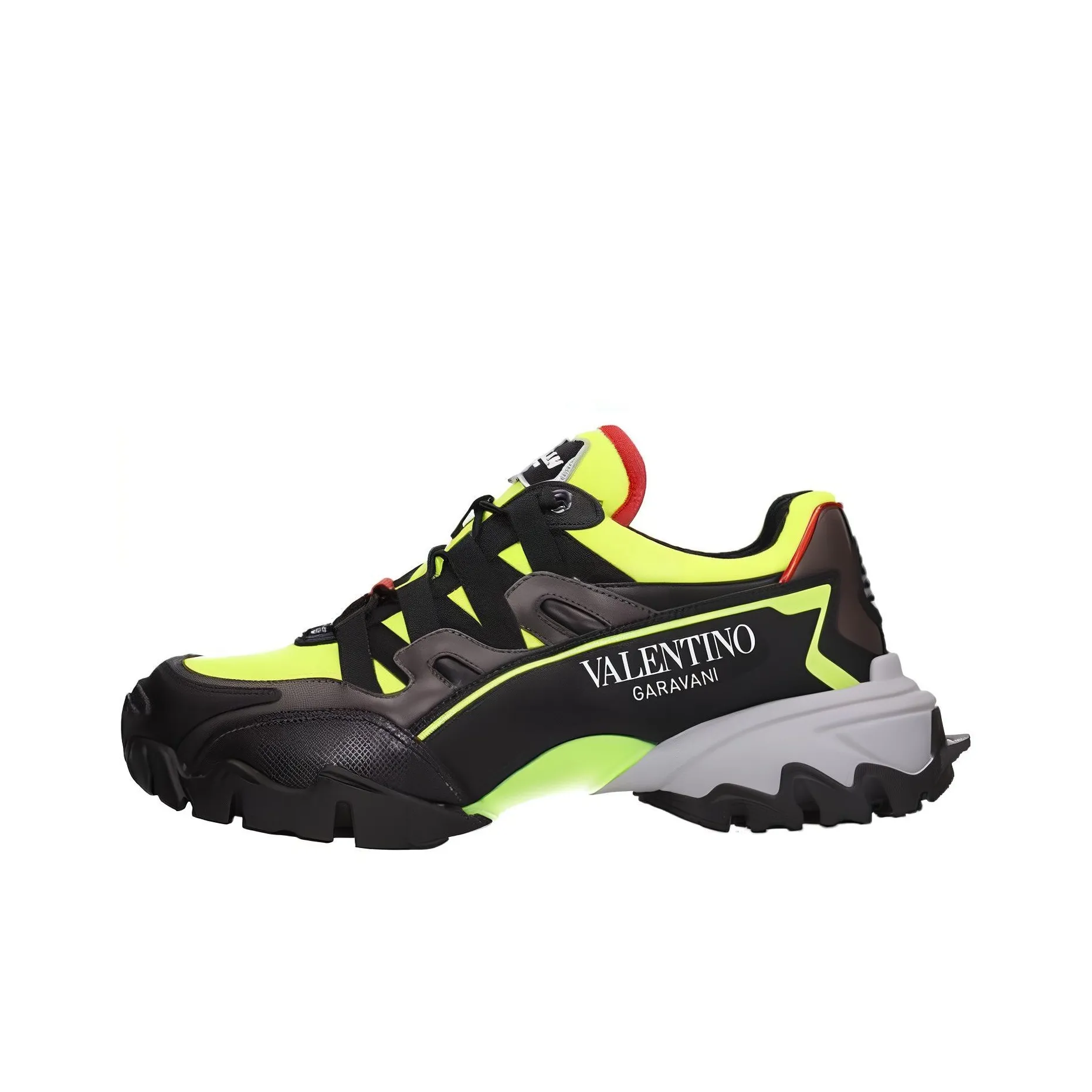 Valentino GARAVANI Low Top Casual Shoes Men's Neon Yellow