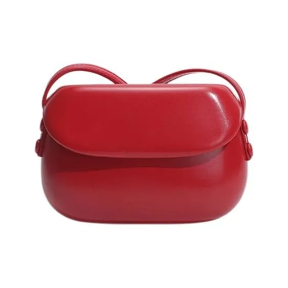 Carksky PU One Shoulder Crossbody Cell Phone Pouch Women's Red/Black/Chocolate