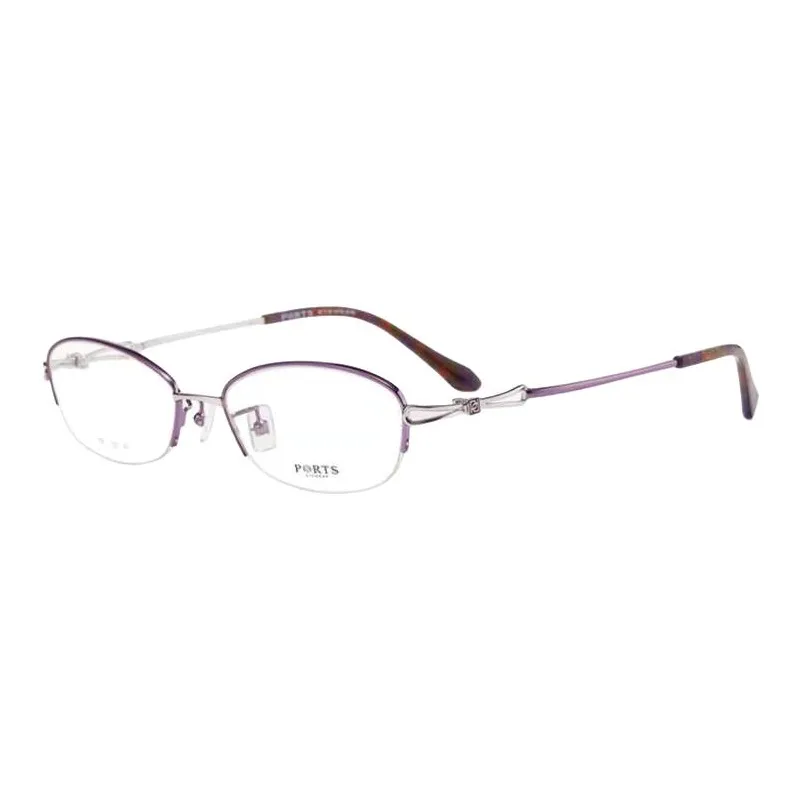 PORTS Металл Нерегулярная форма Оправы для очков Женские Фиолетовый