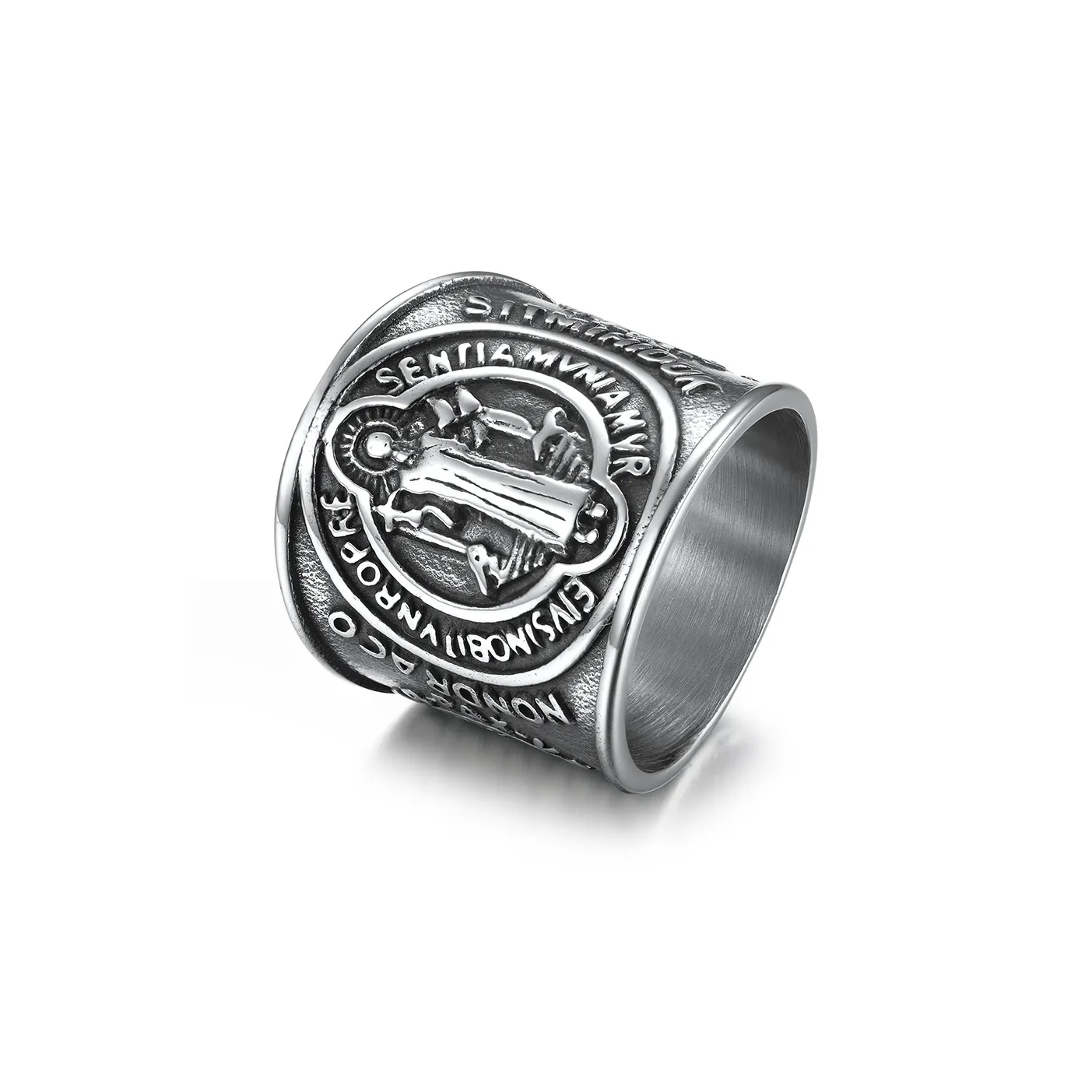 LIBALU Кольца из титанового стального сплава Мужские