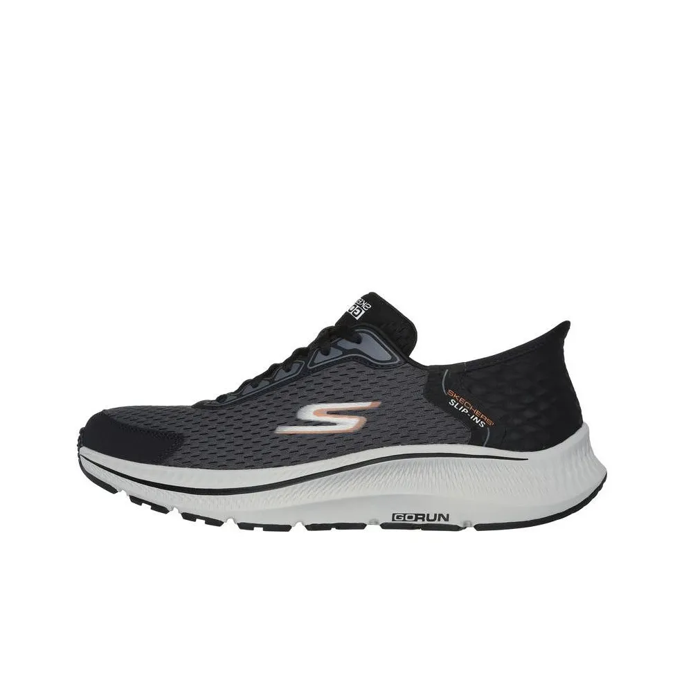 Skechers GO RUN Low Top Casual Running Shoes Men's Black Gray