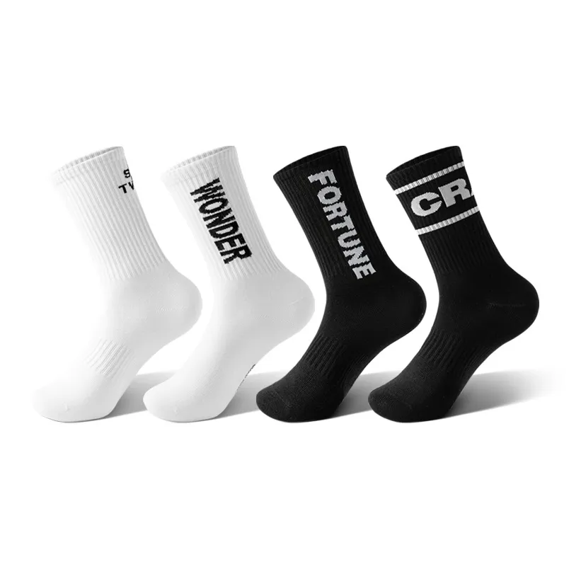 SHIWAJI Mid-Calf Socks Men's 4 Pack