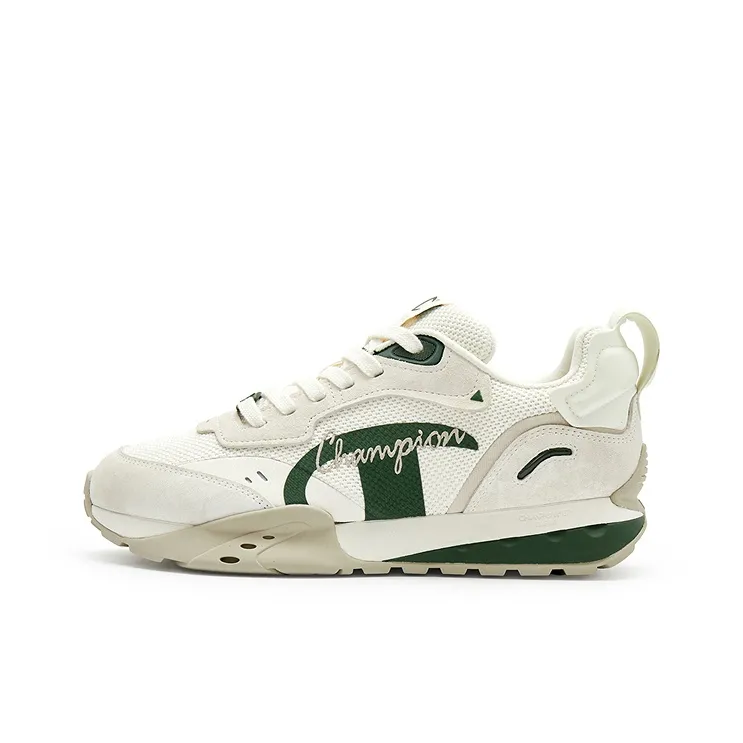 Champion Износостойкие Низкие Беговые Кроссовки Мужские Темно-зеленые