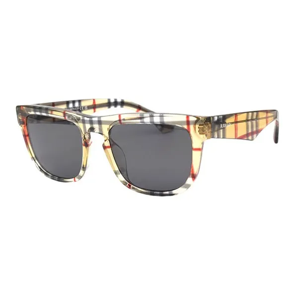 Burberry Square Sunglasses Men's Plaid