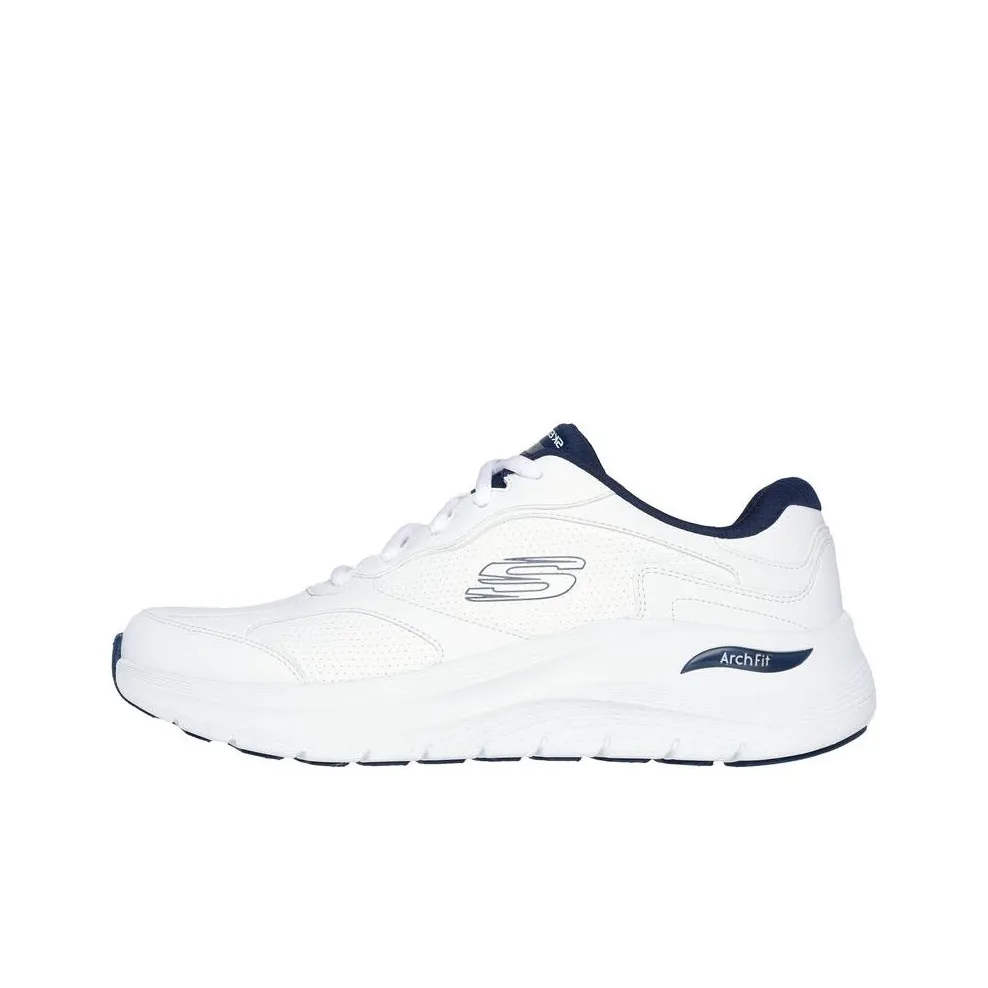 Skechers ARCH FIT 2.0 Anti-Slip And Wear-Resistant Support Low-Top Casual Shoes Men's White