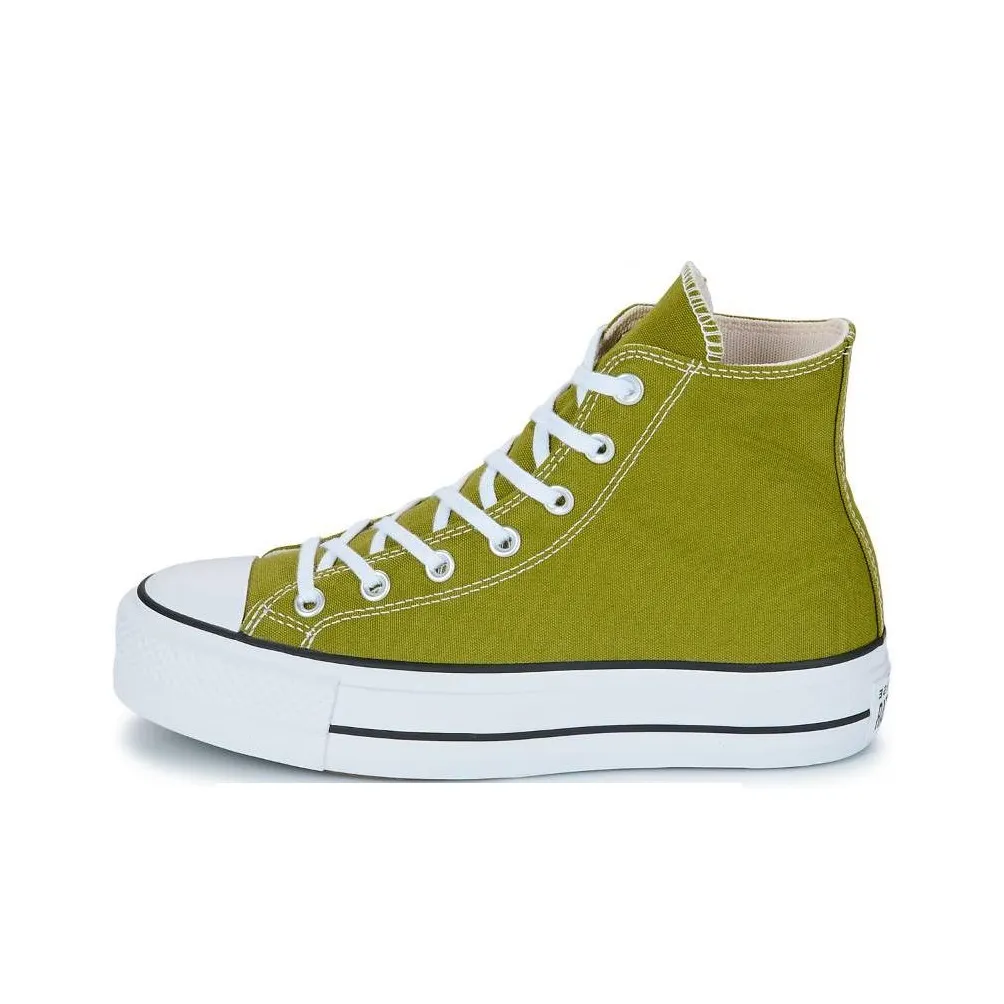 Converse Mid Top Canvas Shoes Women's Green
