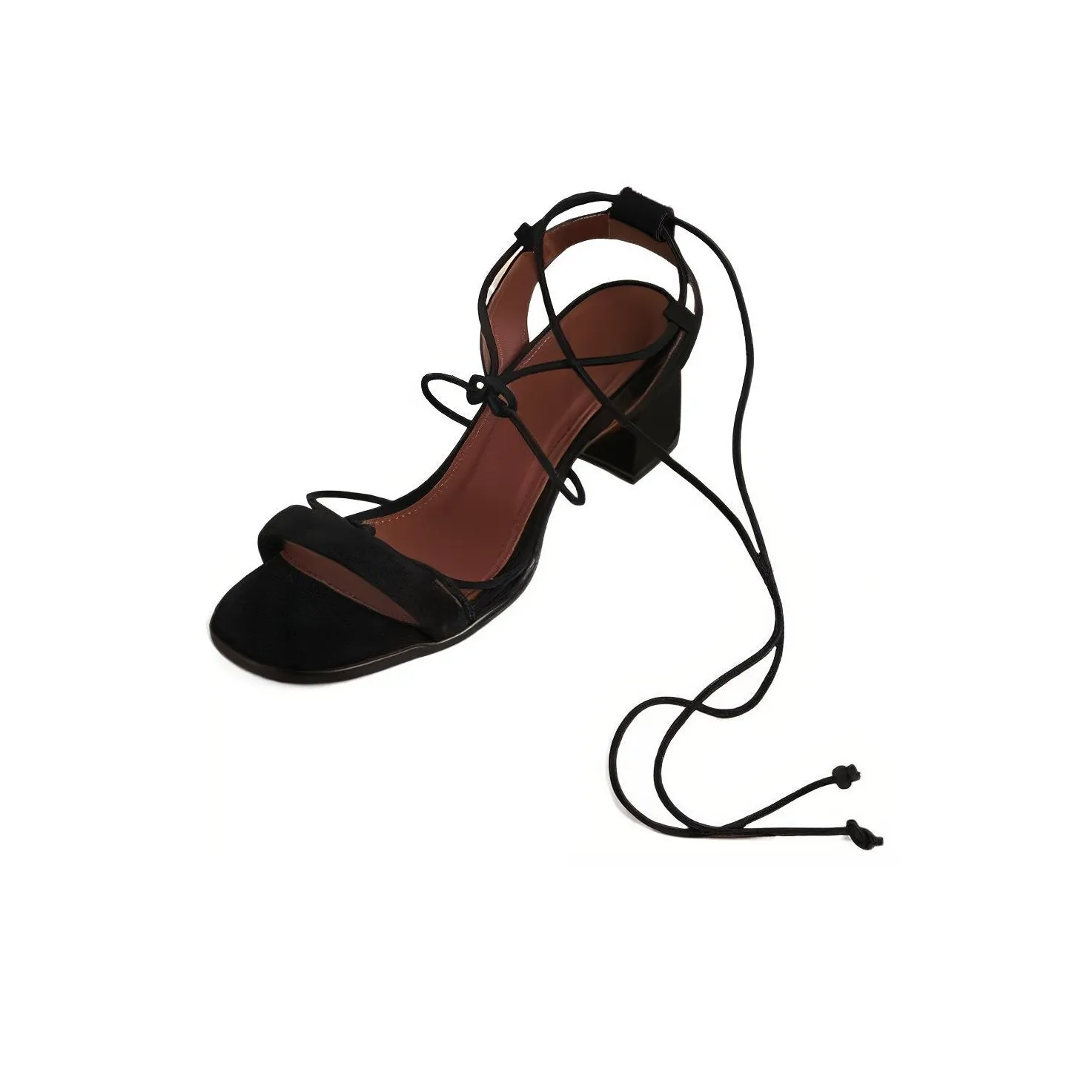 ALOHAS Strap Sandals 6.5cm Women's Black