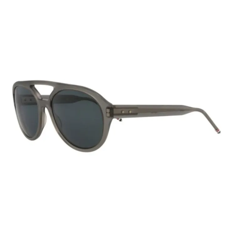 THOM BROWNE· Acetate Aviator Sunglasses Men's Gray
