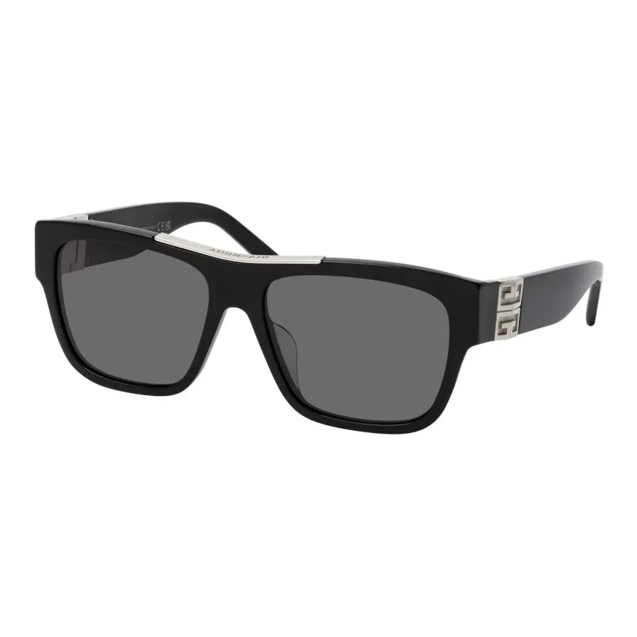 GIVENCHY Пластик Квадратные Солнцезащитные очки Женские Черные