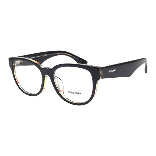 Burberry Round Eyeglass Frames Women's Black
